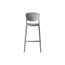 Silla para Bar Río, Color Gris Oscuro, Diseño Moderno X2