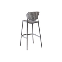Silla para Bar Río, Color Gris Oscuro, Diseño Moderno X2