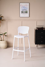 Set de 2 Sillas para Bar Río, Color Blanco, Diseño Moderno
