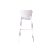 Set de 4 Sillas para Bar Río, Color Blanco, Diseño Moderno