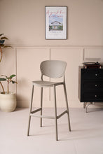 Silla para Bar Río, Color Taupe, Diseño Moderno X2