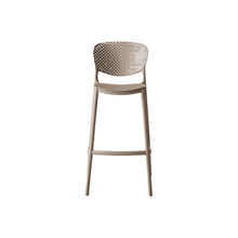Silla para Bar Río, Color Taupe, Diseño Moderno X4