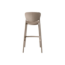 Silla para Bar Río, Color Taupe, Diseño Moderno X2