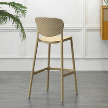 Silla para Bar Río, Color Khaki, Diseño Moderno