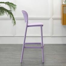 Set de 2 Sillas para Bar Río, Color Lila, Diseño Moderno