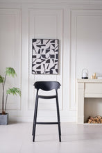 Silla para Bar Elena, Color Negro, Diseño Moderno