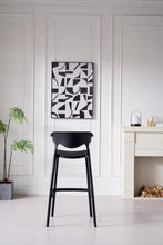 Silla para Bar Elena, Color Negro, Diseño Moderno