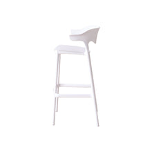 Set de 4 Sillas para Bar Elena, Color Blanco, Diseño Moderno