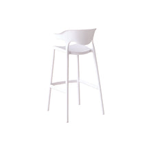Set de 4 Sillas para Bar Elena, Color Blanco, Diseño Moderno