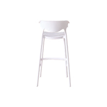 Set de 2 Sillas para Bar Elena, Color Blanco, Diseño Moderno