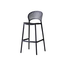 Set de 4 Sillas para Bar Paraíso, Color Negro, Diseño moderno