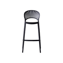 Set de 2 Sillas para Bar Paraíso, Color Negro, Diseño Moderno