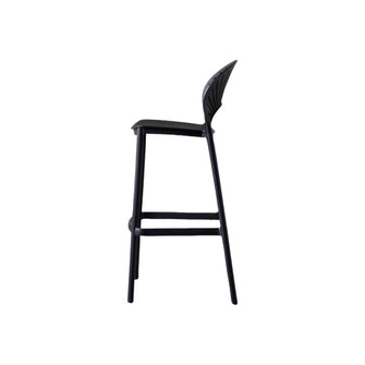 Butaco para Barra Paraiso, Color Negro, Diseño Moderno
