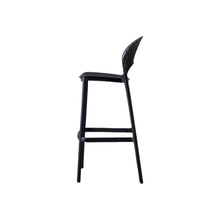 Butaco para Barra Paraiso, Color Negro, Diseño Moderno X4