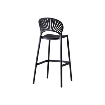 Butaco para Barra Paraiso, Color Negro, Diseño Moderno