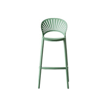 Silla para Bar Paraiso, Color Verde Olivo, Diseño Moderno X2