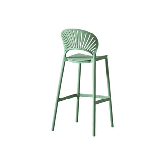 Butaco para Barra Paraiso, Color Verde Olivo, Diseño Moderno