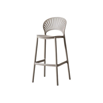 Butaco para Barra Paraiso, Color Taupe, Diseño Moderno