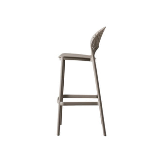 Butaco para Barra Paraiso, Color Taupe, Diseño Moderno