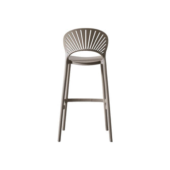 Butaco para Barra Paraiso, Color Taupe, Diseño Moderno