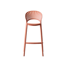 Silla para Bar Paraiso, Color Terracota, Diseño moderno X2