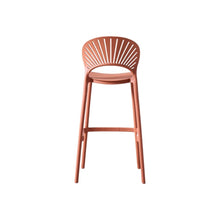 Silla para Bar Paraiso, Color Terracota, Diseño moderno X2