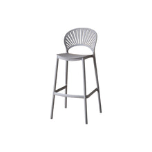 Set de 4 Sillas para Bar Paraíso, Color Gris Oscuro, Diseño Moderno