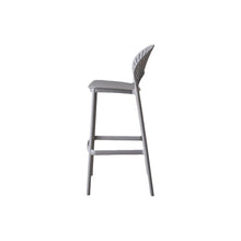 Set de 2 Sillas para Bar Paraíso, Color Gris Oscuro, Diseño Moderno