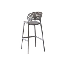 Set de 2 Sillas para Bar Paraíso, Color Gris Oscuro, Diseño Moderno