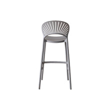 Set de 4 Sillas para Bar Paraíso, Color Gris Oscuro, Diseño Moderno
