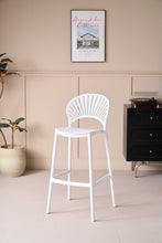 Set de 4 Sillas para Bar Paraíso, Color Blanco, Diseño Moderno