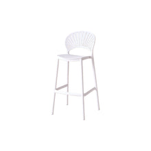 Set de 2 Sillas para Bar Paraíso, Color Blanco, Diseño Moderno
