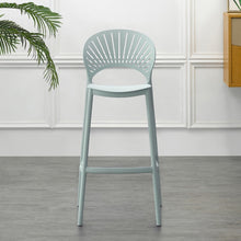 Set de 2 Sillas para Bar Paraíso, Color Azul Claro, Diseño Moderno