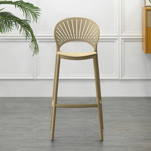 Silla para Bar Paraíso, Color Khaki, Diseño Moderno