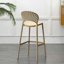 Silla para Bar Paraíso, Color Khaki, Diseño Moderno
