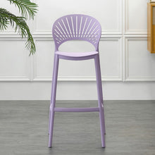Set de 2 Sillas para Bar Paraíso, Color Lila, Diseño Moderno