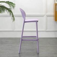 Set de 2 Sillas para Bar Paraíso, Color Lila, Diseño Moderno