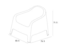 Set de 4 Sillas Lounge Sun, Verdematcha, Cómoda para Terraza o Jardín