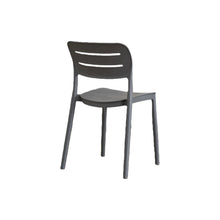 Set de 6 Sillas Harriman, Gris Oscuro, con Medio Espaldar y Diseño Minimalista