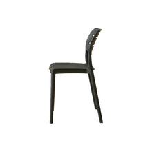 Set de 6 Sillas Harriman, Negro, con Medio Espaldar y Diseño Minimalista