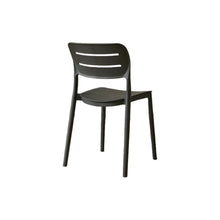 Set de 6 Sillas Harriman, Negro, con Medio Espaldar y Diseño Minimalista