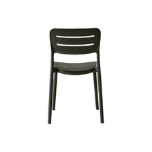 Set de 6 Sillas Harriman, Negro, con Medio Espaldar y Diseño Minimalista