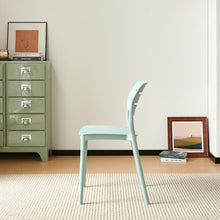 Set de 6 Sillas Harriman, Azul Claro, con Medio Espaldar y Diseño Minimalista