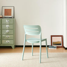 Set de 6 Sillas Harriman, Azul Claro, con Medio Espaldar y Diseño Minimalista