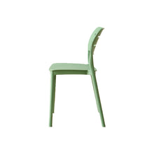 Set de 6 Sillas Harriman, Verde, con Medio Espaldar y Diseño Minimalista