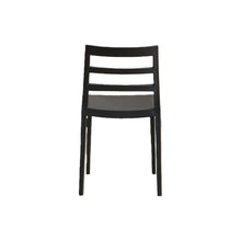 Set de 2 Sillas New York, Negro, con Espaldar en Líneas y Diseño Minimalista