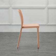 Silla Manhattan, Mandarina, con Espaldar en Rejilla y Diseño Minimalista