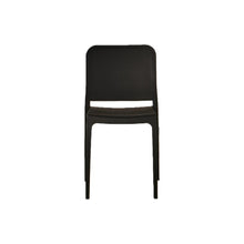 Set de 2 Sillas Triveca, Negro, con Espaldar Cerrado y Diseño Minimalista