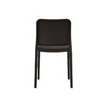 Set de 2 Sillas Triveca, Negro, con Espaldar Cerrado y Diseño Minimalista