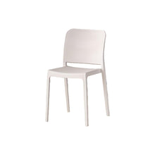 Set de 6 Sillas Triveca, Blanco, con Espaldar Cerrado y Diseño Minimalista